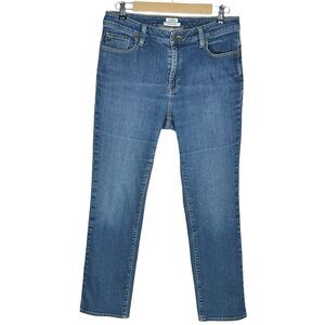 LL Bean Jeans Womens 10 (31x29.5”) Blue Medium Wash Favorite Fit Outdoor Denim